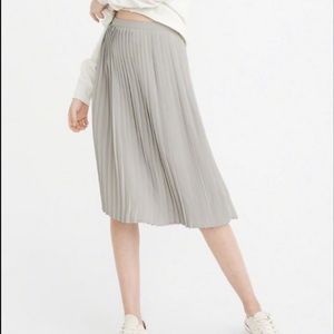Abercrombie Pleated Midi Skirt